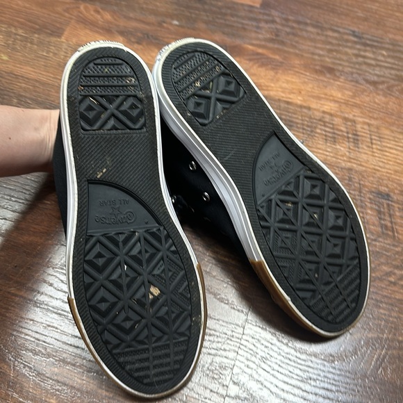 Black mid converses - Picture 6 of 7